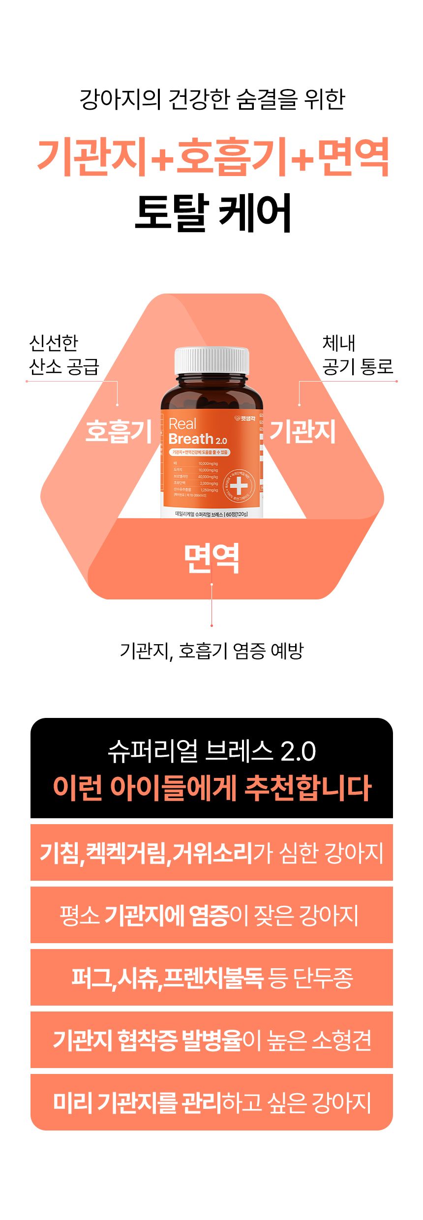 [심쿵펫페어]펫생각 독 데일리케얼 슈퍼리얼 브레스 120g  11번째