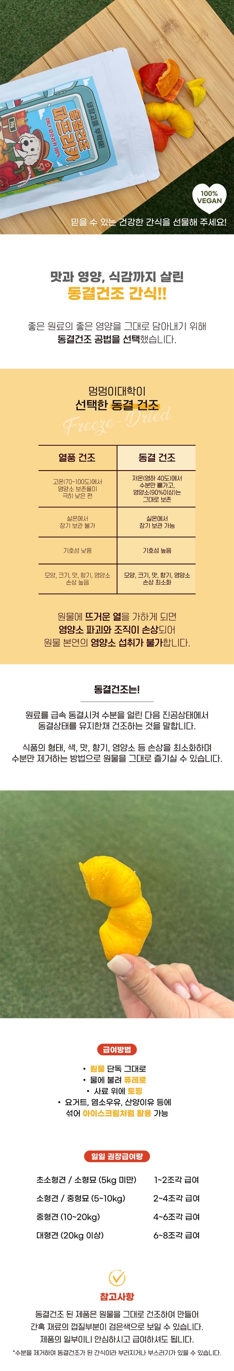 [NEW신상][무료배송] 멍멍이대학 동결건조 파프리카 20g 2번째