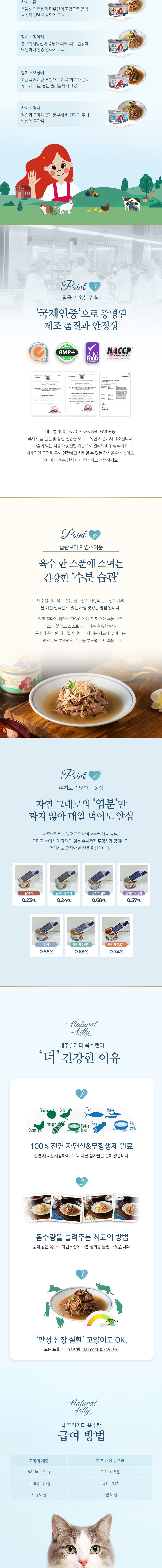 [NEW신상]내추럴키티 내추럴 참치 수프 캔 80g 2번째