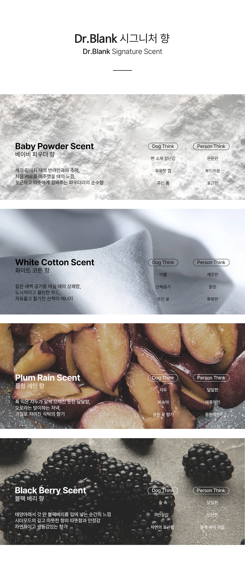 [무료배송] 닥터블랭크 독 저자극 영양보습 미스트 블랙베리향 150ml 7번째