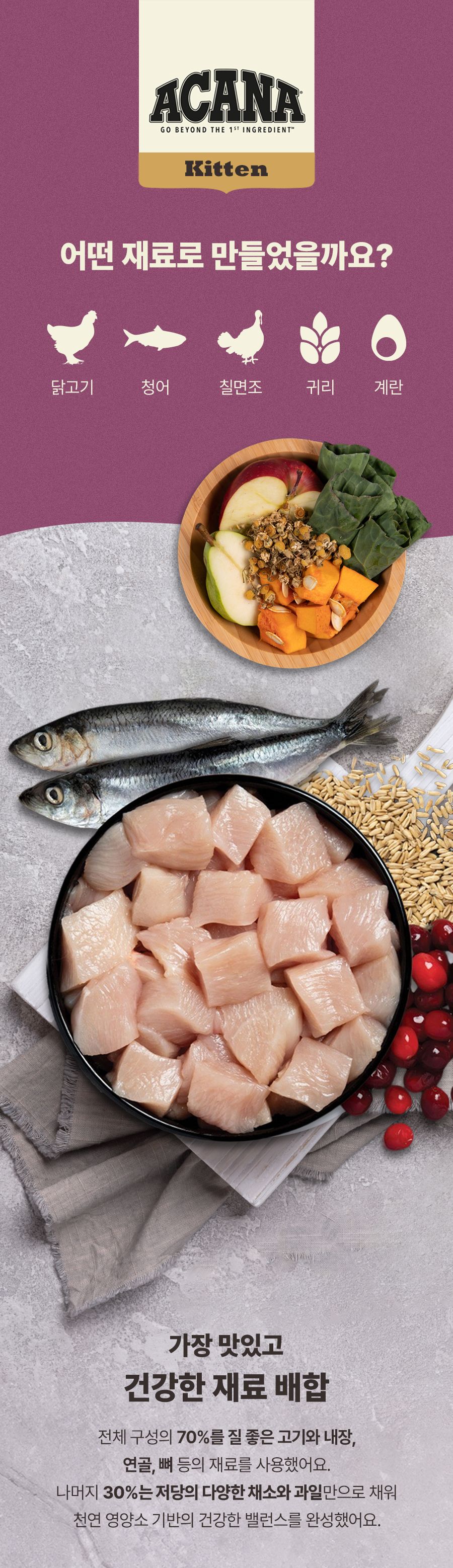 [유통기한임박, 25년8월25일] 아카나 캣 퍼스트 피스트 키튼 1.8kg 5번째