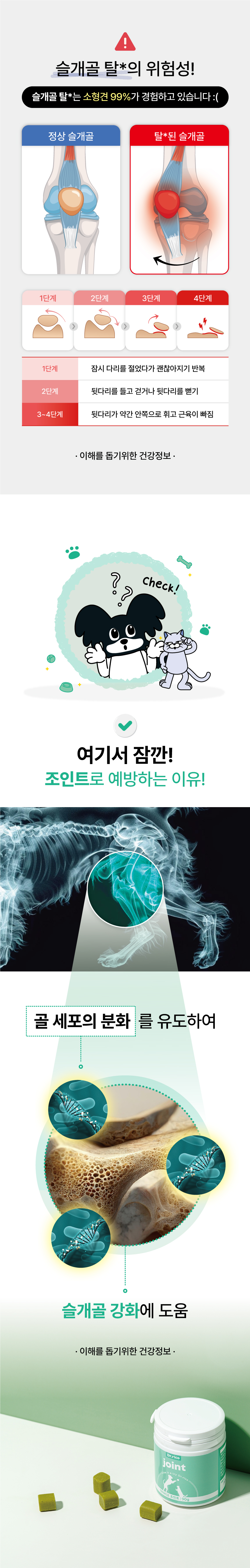 [무료배송] 닥터리코 조인트 슬개골 관절 영양제 90g 5번째
