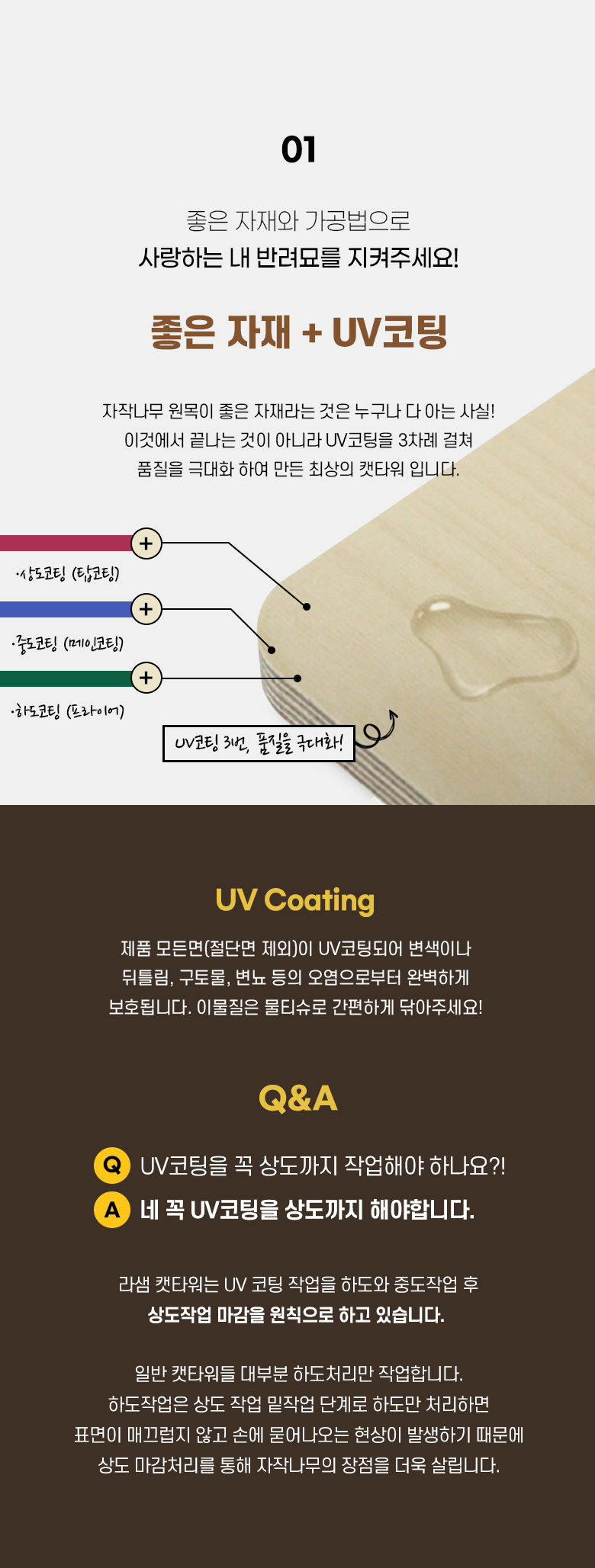 [무료배송] 모넬로 묘글 베란다 윈도우 원목 캣타워 GO2077 14번째