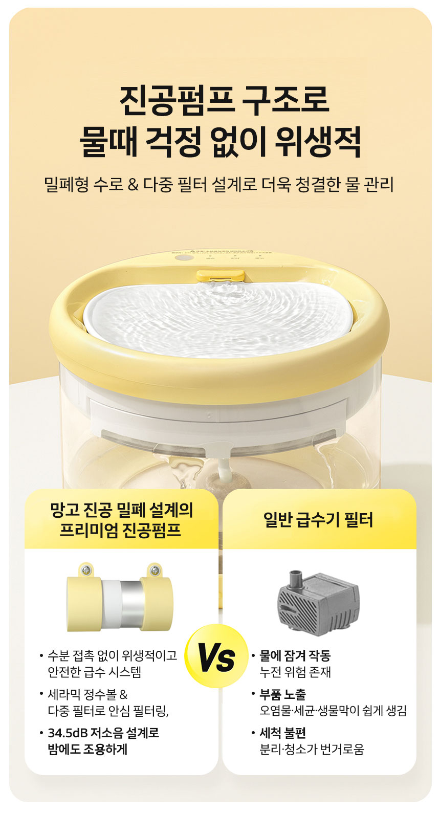 [NEW신상][무료배송] 망고 강아지 고양이 자동급수기 정수기 세라믹 강화유리 무선 7번째