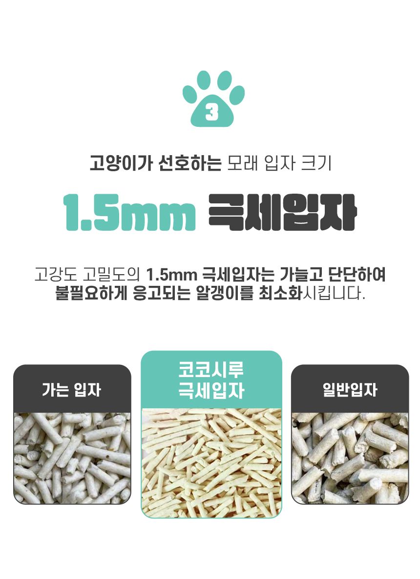 [무료배송] 코코시루 고양이 두부모래 극세입자 녹차 7L 8번째