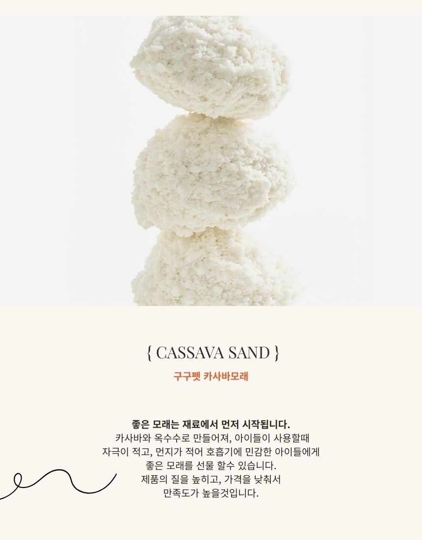 [NEW신상][무료배송] [3개] 구구펫 카사바 모래 6kg 오리지널 10번째
