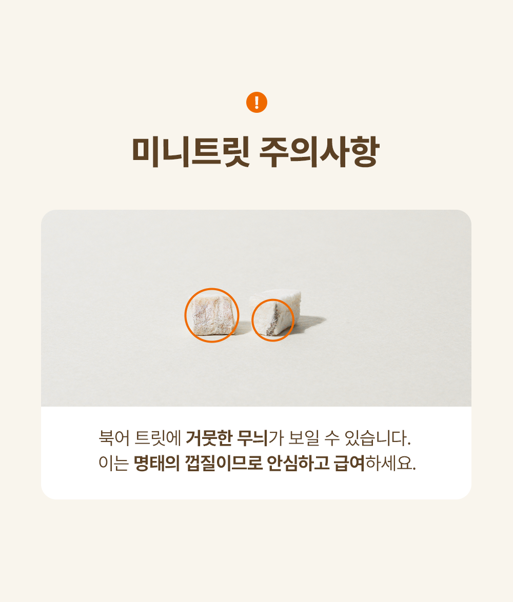 조공 미니트릿 태평양 북어 50g 36번째