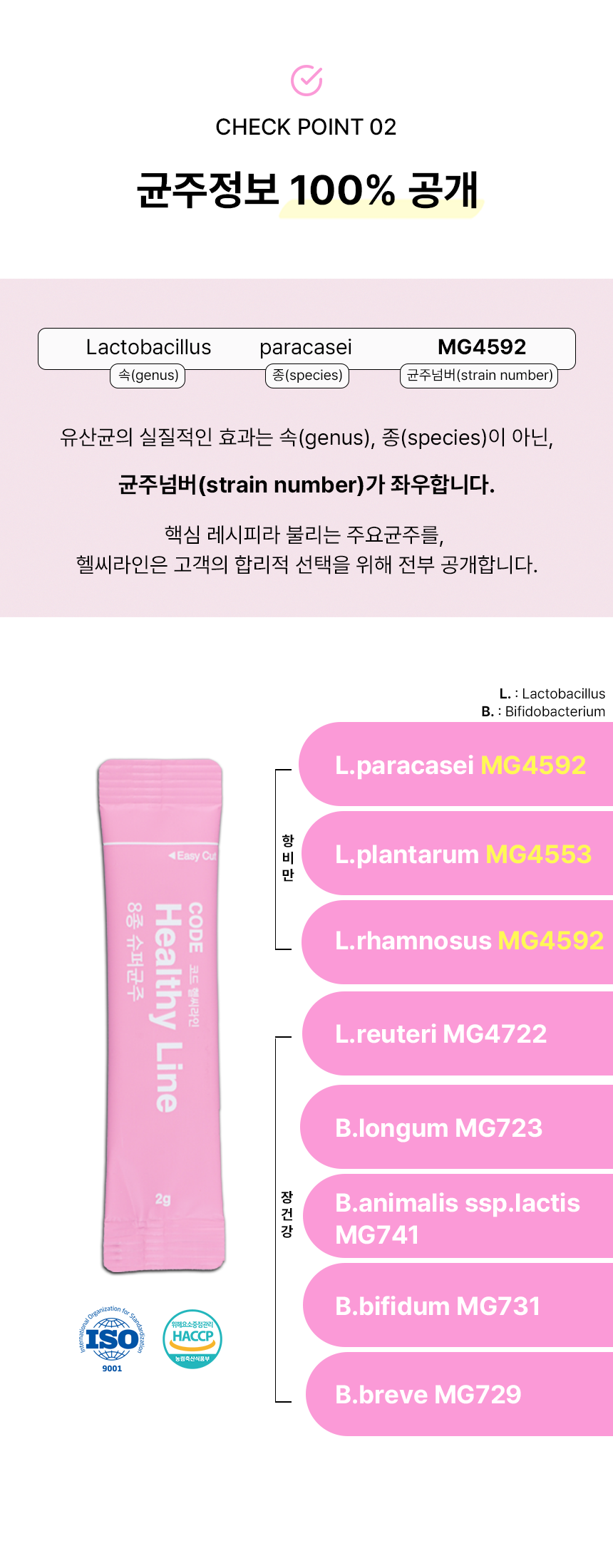 [NEW신상][무료배송] 바이알코드 헬씨라인 항비만 장건강 유산균 2g x 30포 4번째