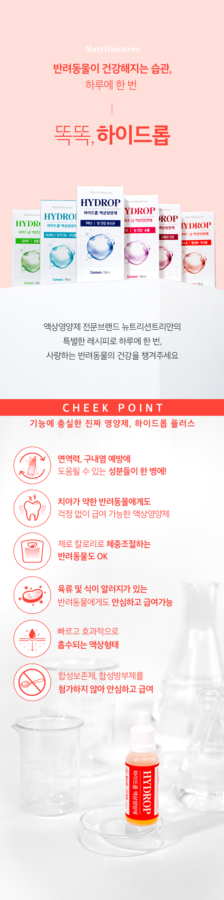 [NEW신상][무료배송] 뉴트리션트리 하이드롭 PLUS  항산화 구내염 18ml 4번째