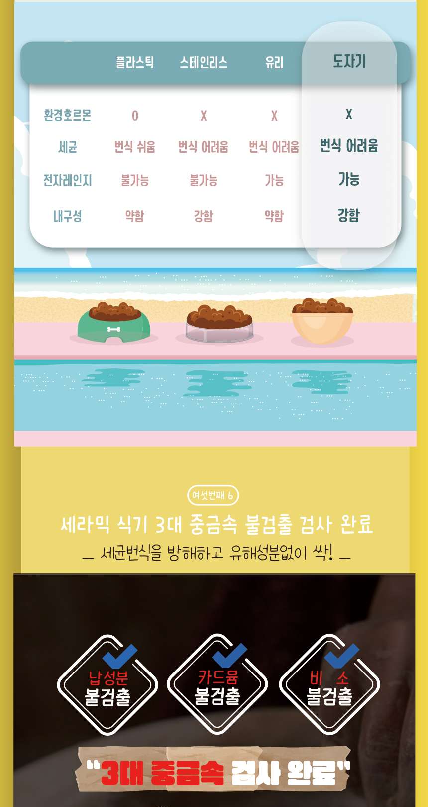 [무료배송] 애구애구 원목 자유조절 2구식기 아이보리/민트 14번째