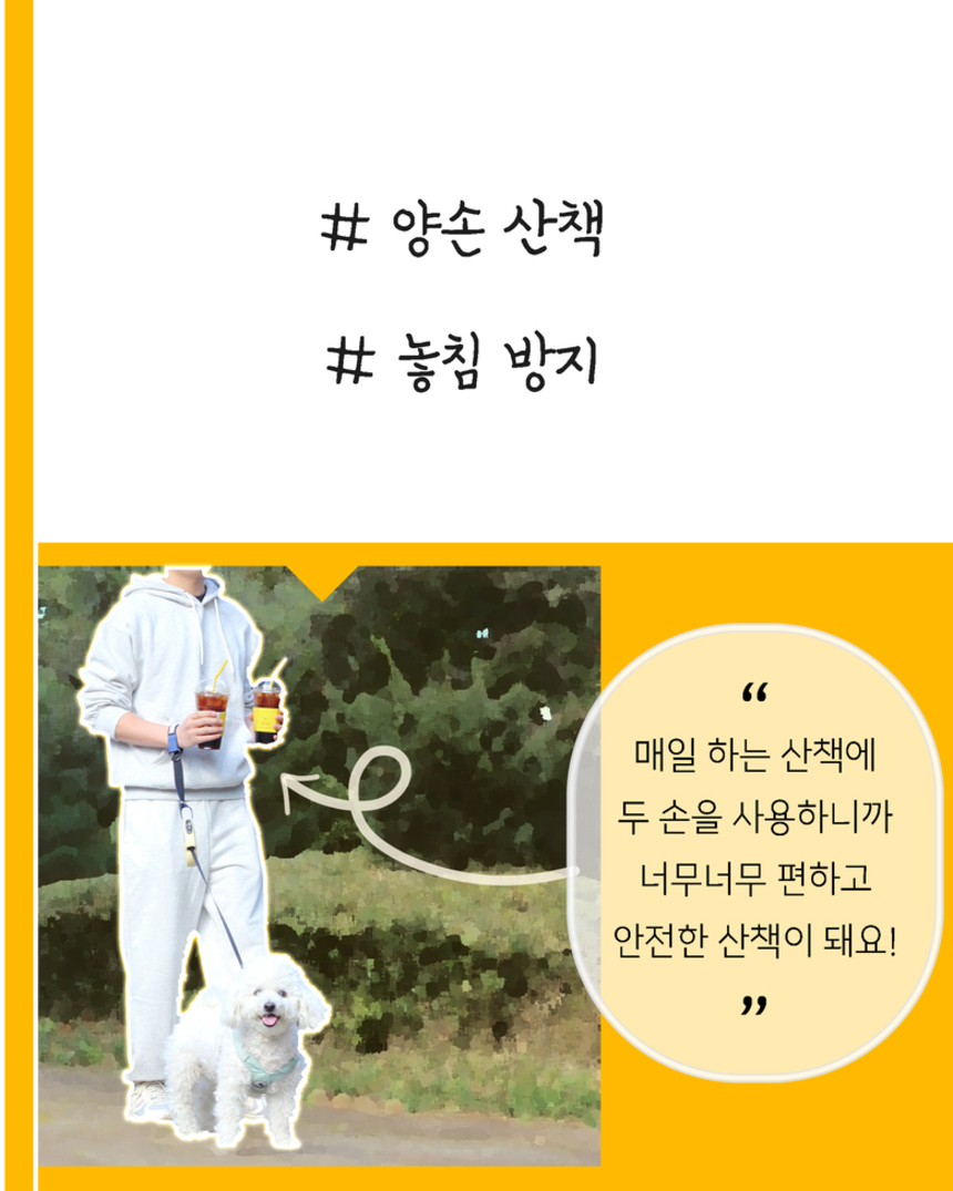 빅제로 독 핸즈프리 놓침방지 산책스트랩 6번째