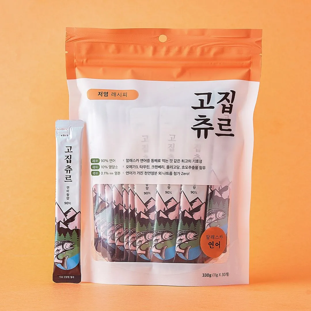 고집츄르 캣 알래스카 연어 11g*30p