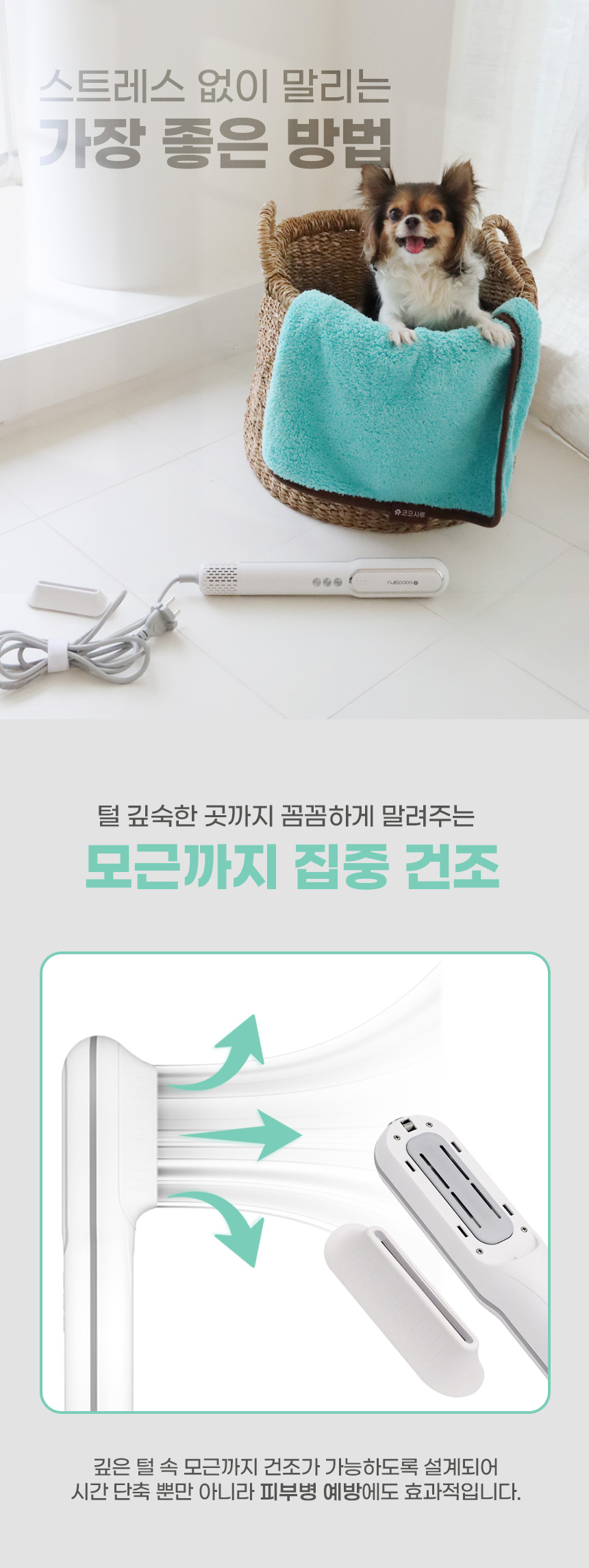[무료배송] 코코시루 펫 미니 드라이기 C700PD 14번째