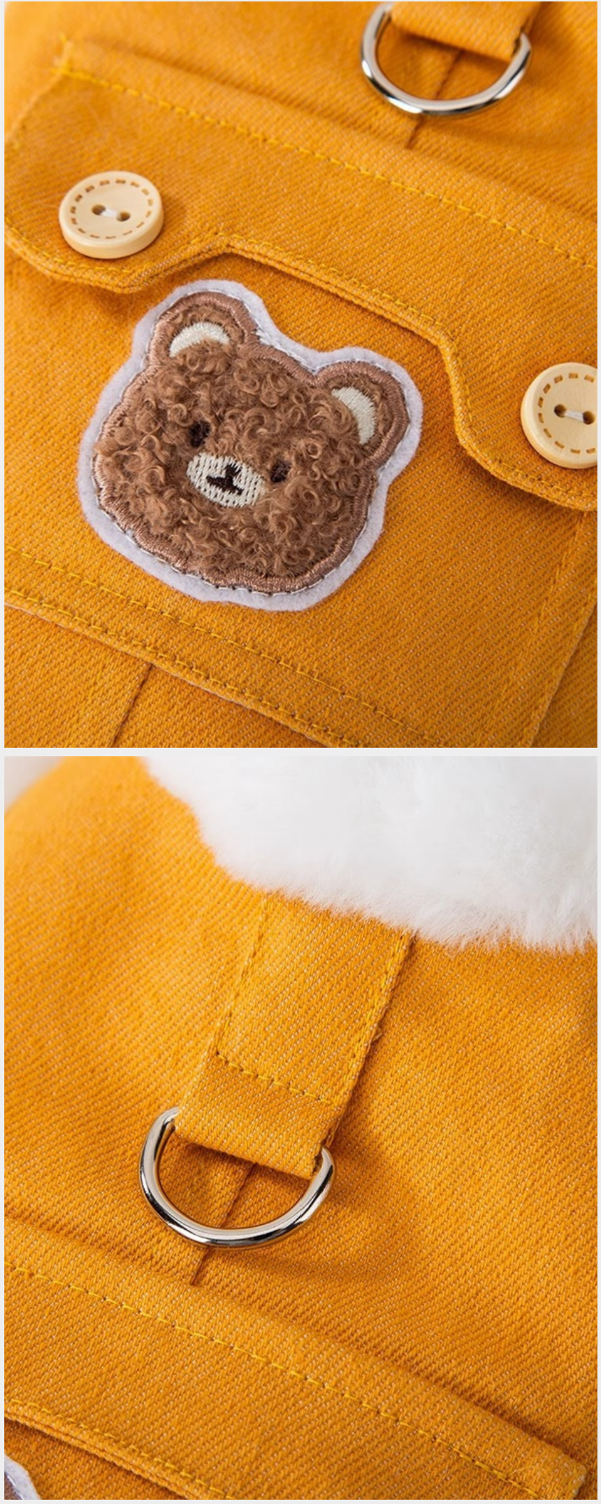 [무료배송] 알뜰펫 청재킷 블루 XS-2XL 9번째