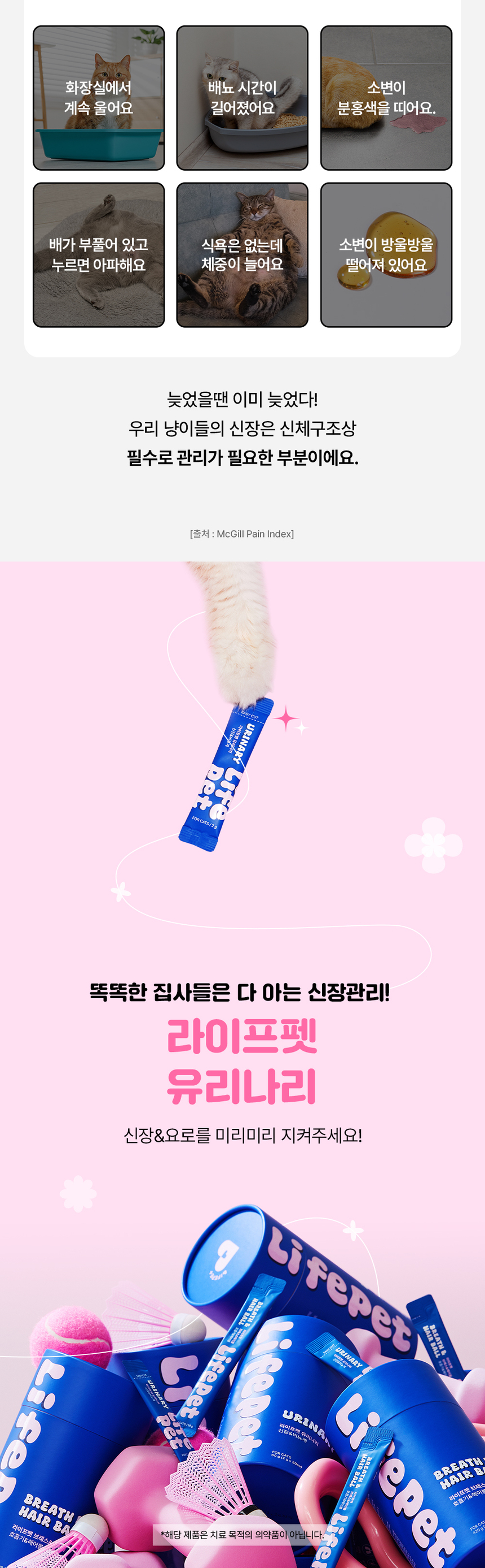 [무료배송] 라이프펫 고양이 신장영양제 유리나리 60g 11번째