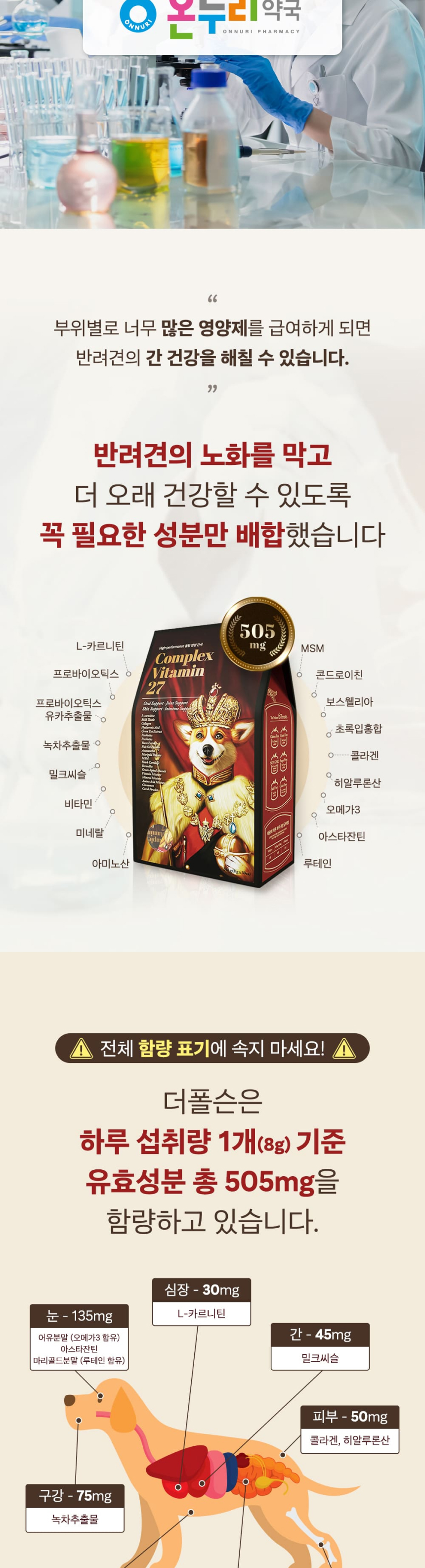 [유통기한임박, 26년4월30일] 더폴슨 독 프리미엄 종합영양제 30ea*8g 11번째