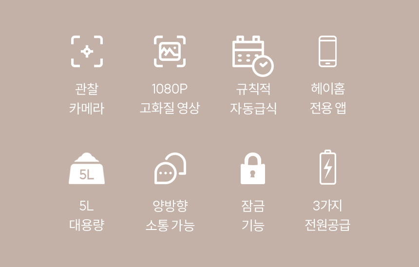 [NEW신상][무료배송] 헤이홈 스마트 펫 자동 급식기 2번째