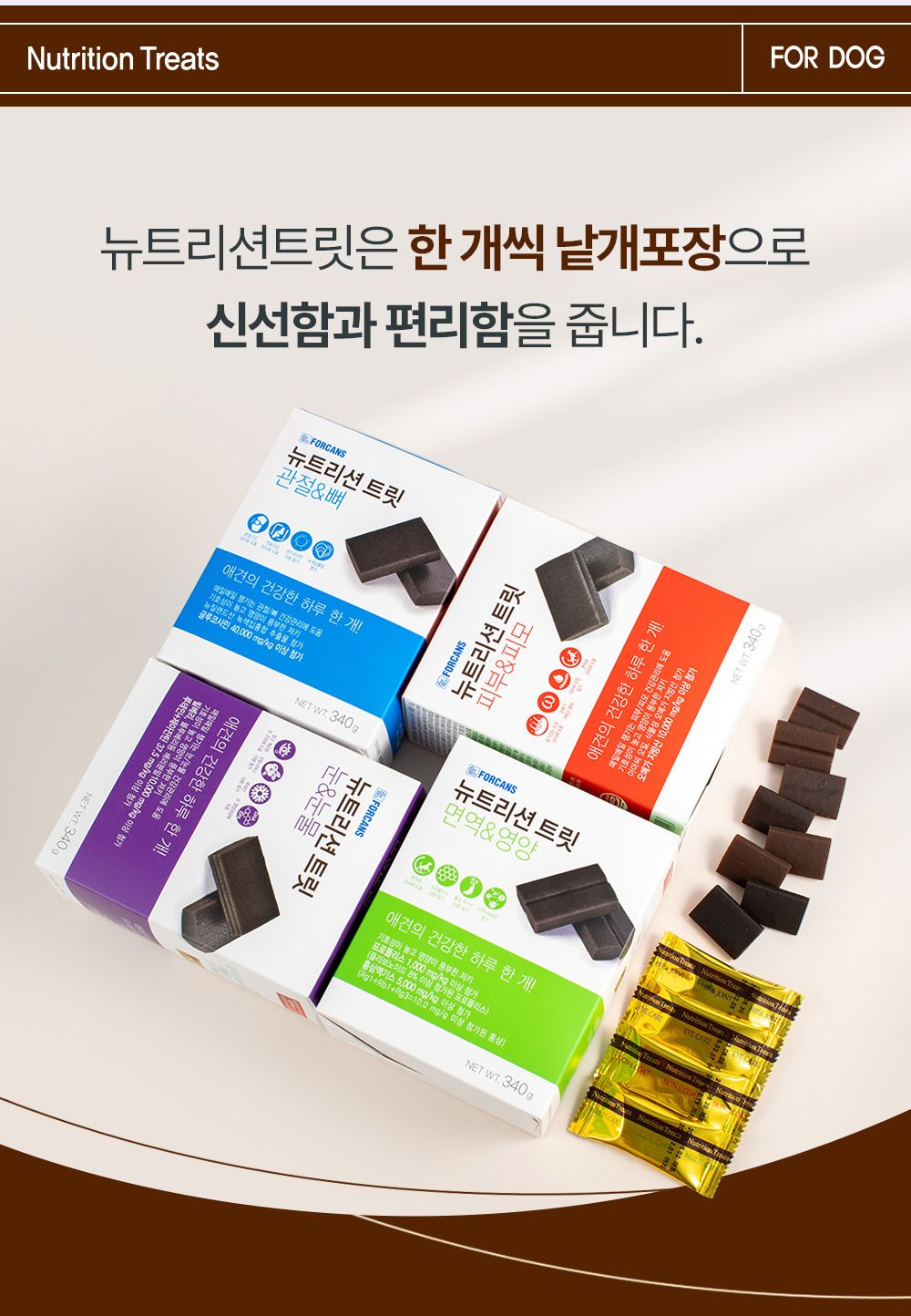 포켄스 독 NEW 뉴트리션 트릿 눈&눈물 340g 8번째