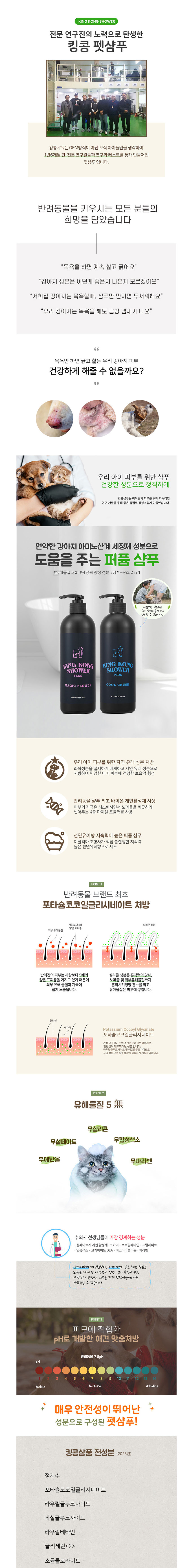 [무료배송] 킹콩샤워 독 PLUS 쿨크러쉬 500ml  2번째