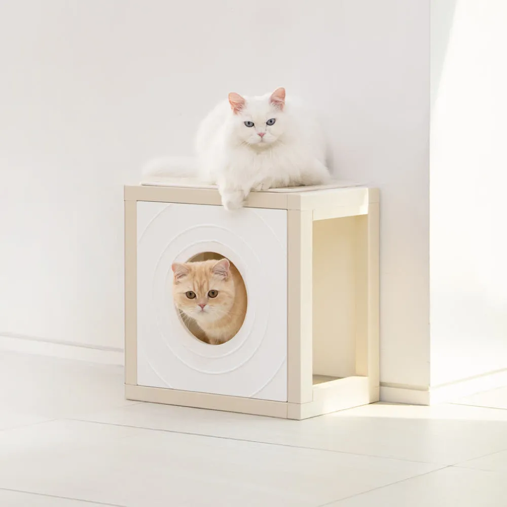 [NEW신상][무료배송] 큐빅스펫 숨숨집 1x1 + 커버 세트 아이보리/화이트/카뎃블루/레드/그레이/옐로우