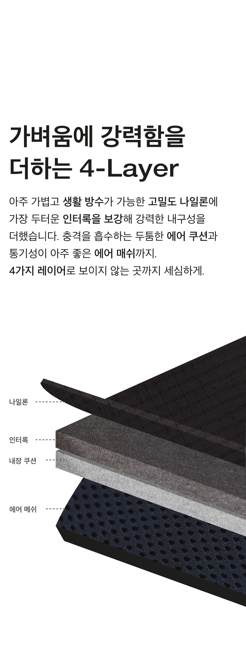 [NEW신상][무료배송] 코코넛즈 노터치 라이트 하네스 - 블랙 11번째