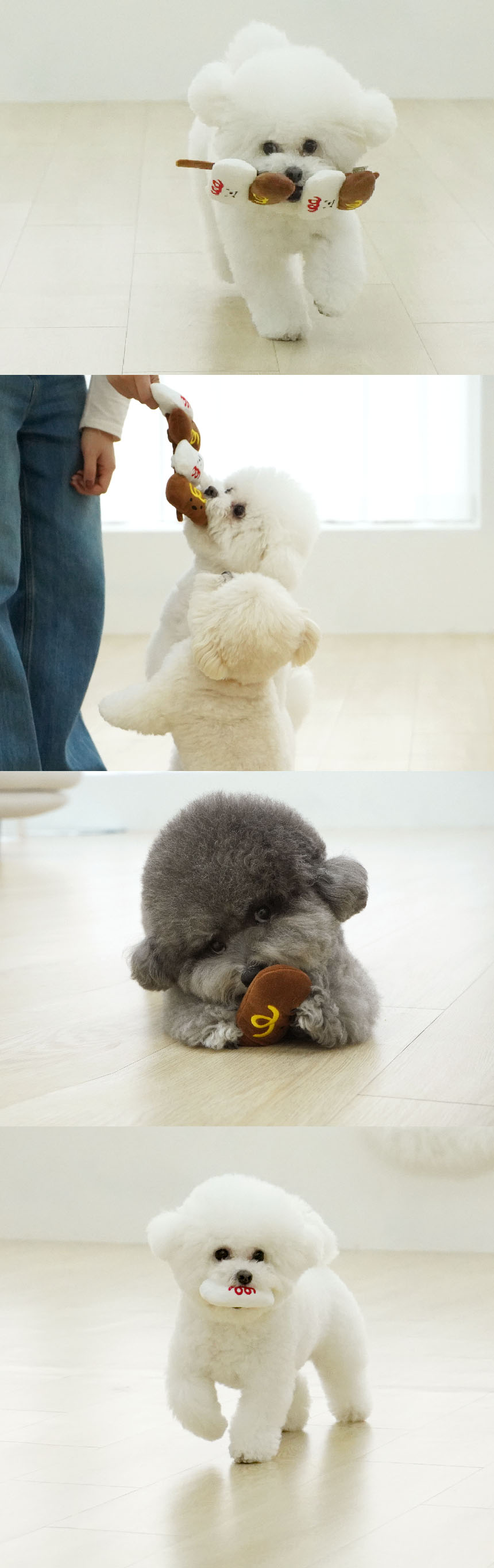 [무료배송] 펫베오 소떡소떡 삑삑이 노즈워크 6번째