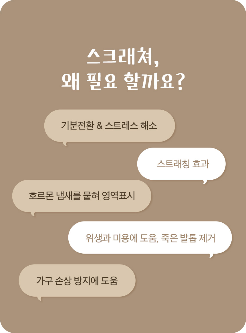 [NEW신상][무료배송] 페리가토 러그 페브릭 쿠션 스크래쳐 6번째
