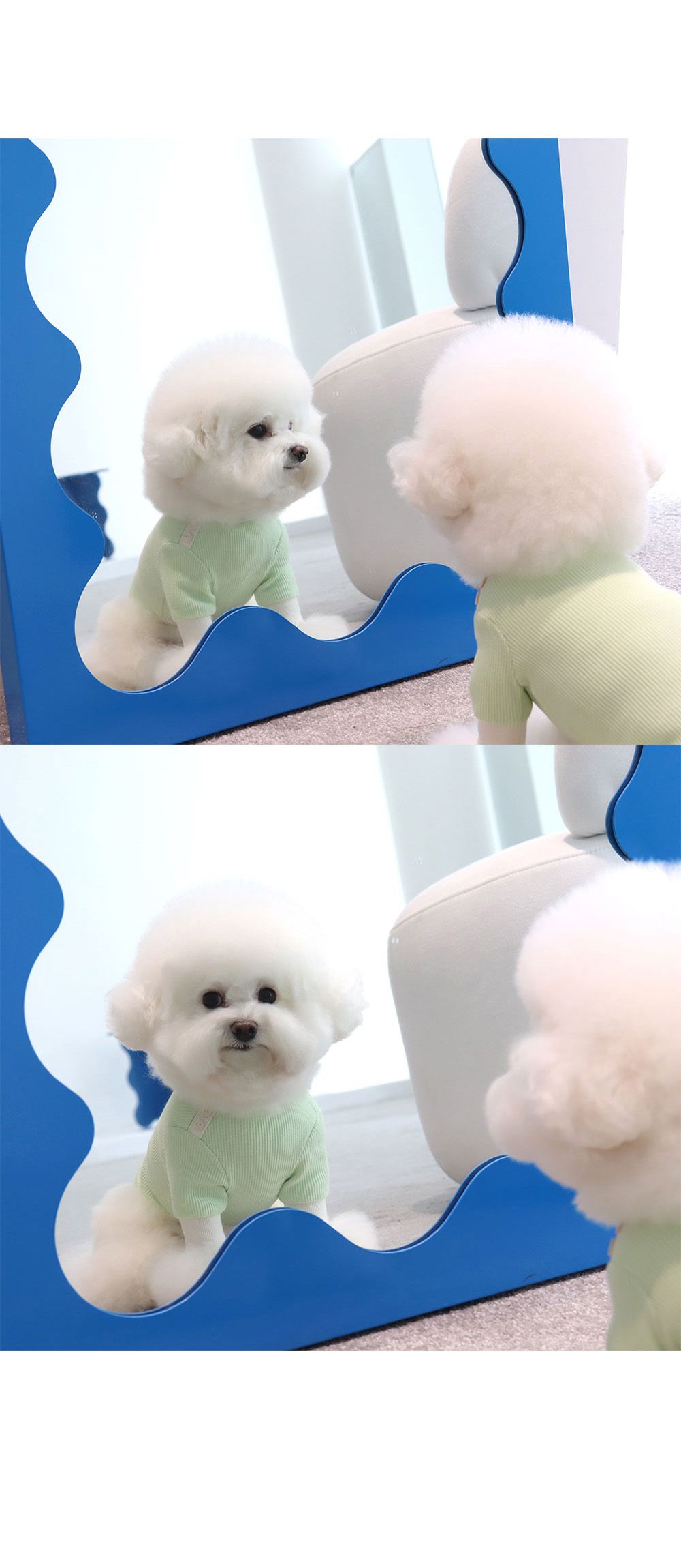 [무료배송] 쉬오트 샤베트 와플 티셔츠 S-2XL 10번째