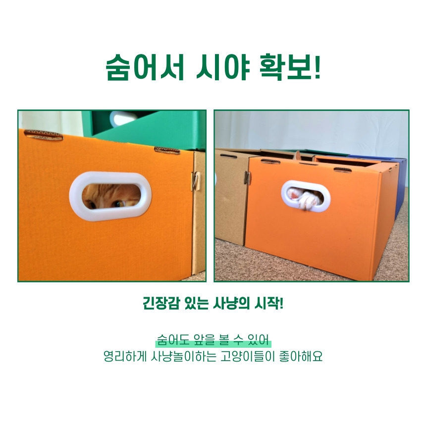 [무료배송] 캣츠크라프트 캣크박스 고양이박스 박스스크래쳐 13번째