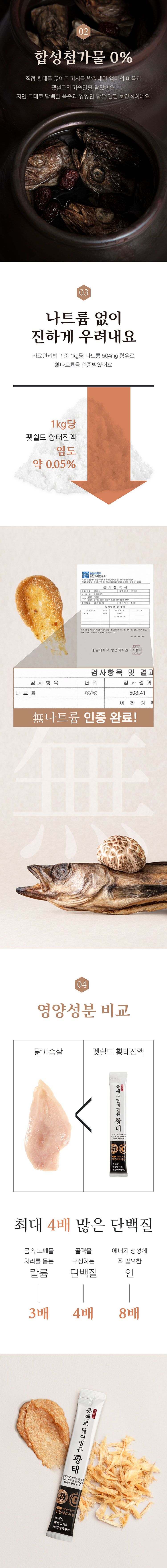 [무료배송] 펫쉴드 독 통째로 달여만든 황태 15g*20p 4번째
