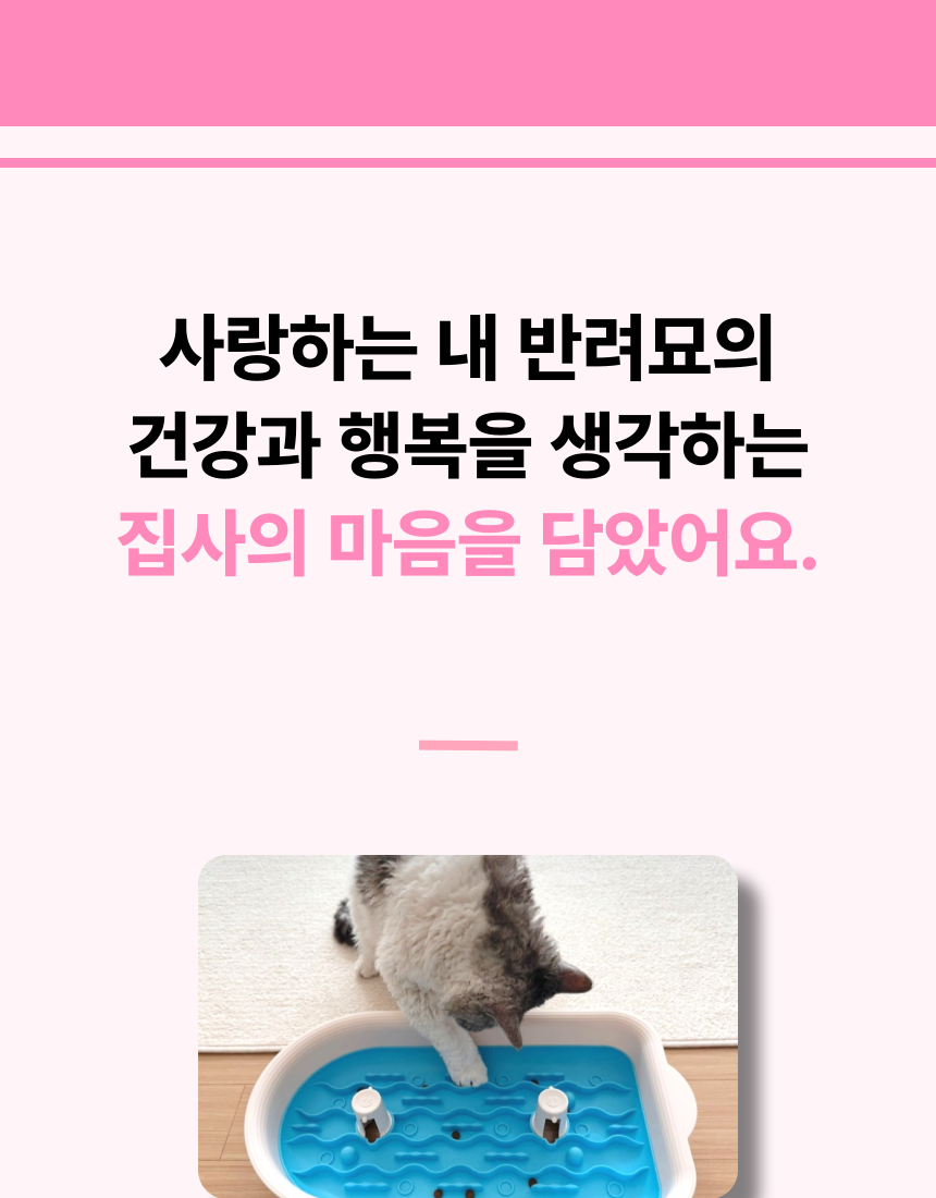 [무료배송] 캣디피 프레시월드 고양이 먹이퍼즐 노즈워크 19번째