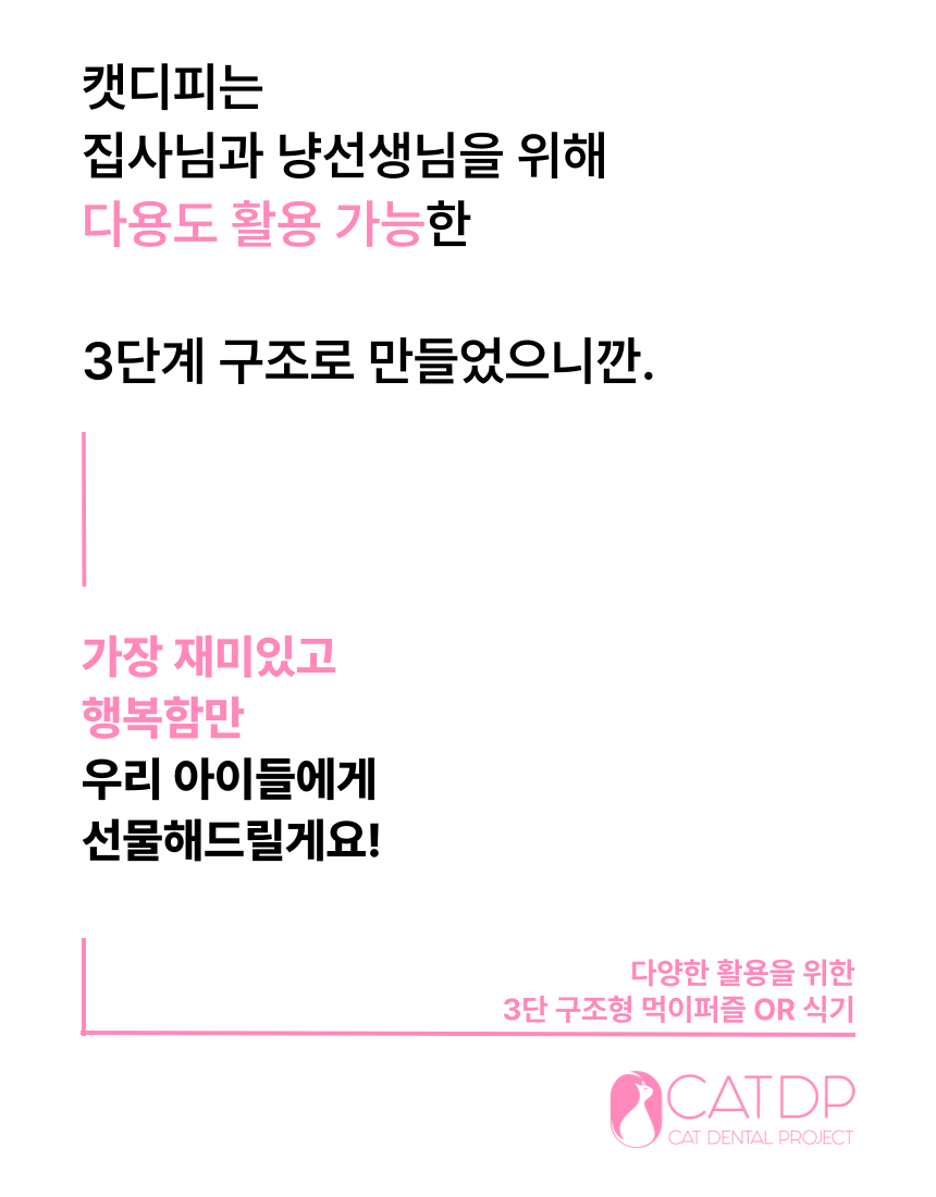[무료배송] 캣디피 프레시월드 고양이 먹이퍼즐 노즈워크 38번째
