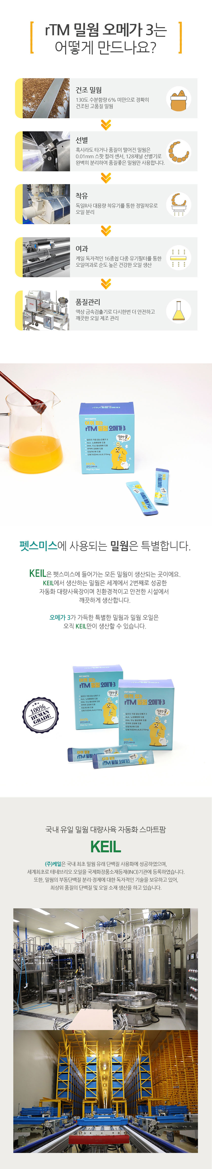 [무료배송] 펫스미스 어취 없는 rTM 밀웜 오메가3 영양제 84g 4번째