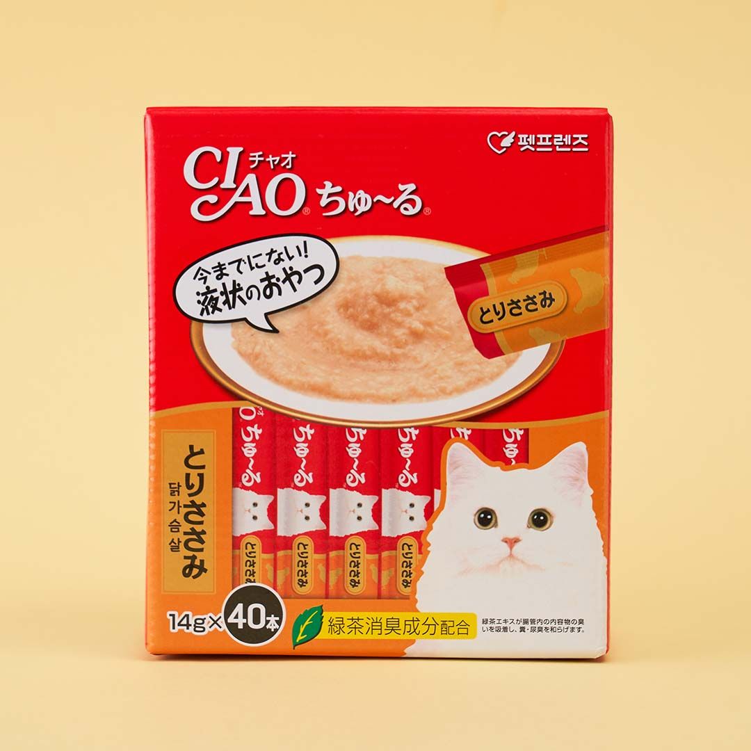 [ONLY펫프] 이나바 캣 챠오 츄르 닭가슴살 14g*40p 0번