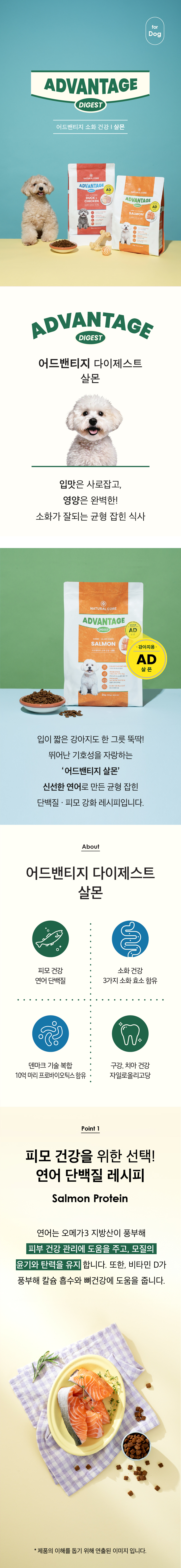 [NEW신상] [무료배송] 네츄럴코어 독 어드밴티지 살몬 2kg 1번째