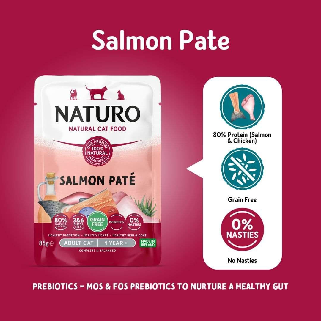 [유통기한임박, 26년3월31일] 내추로 캣 연어 파테 어덜트 85g 1번째