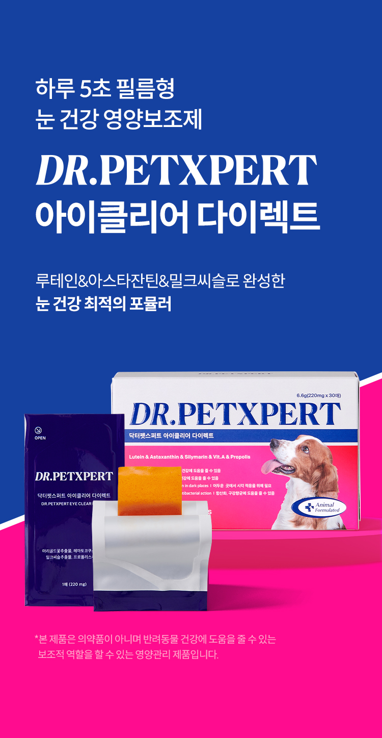 [무료배송] 닥터펫스퍼트 루테인&아스타잔틴 아이클리어 다이렉트 필름 30매 2번째