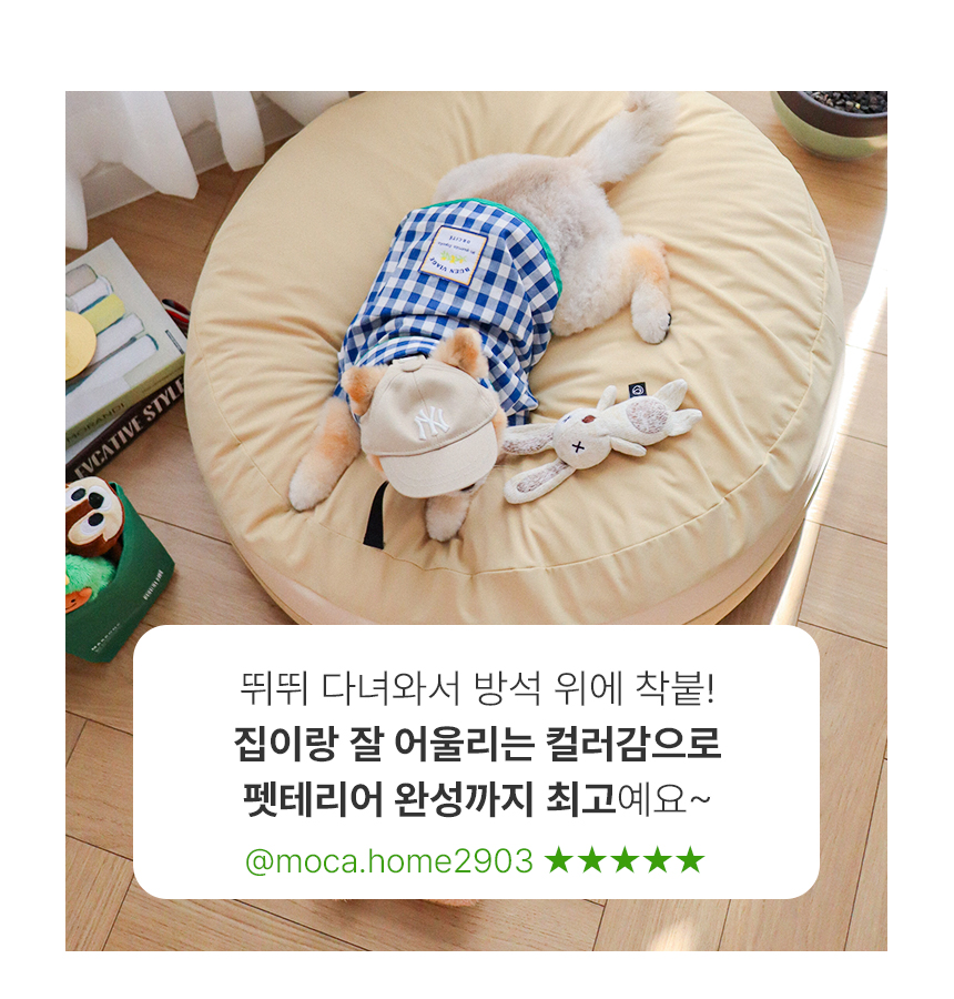 [무료배송] 초코펫하우스 마카롱 방석 소형/일반형/프리미엄 11종 36번째