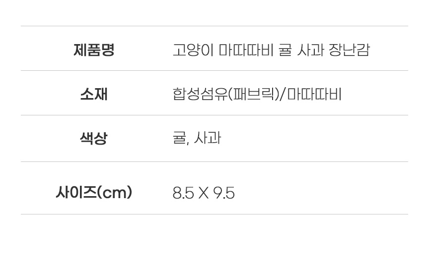 [무료배송] 쏘울펫 감귤 스크래쳐 인형 21번째