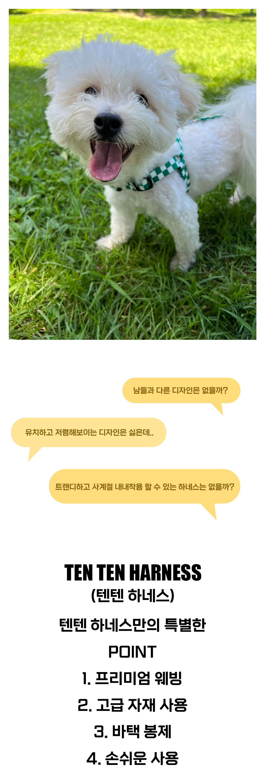 [무료배송] iLLO 텐텐 하네스 그린 L형 S-L 2번째
