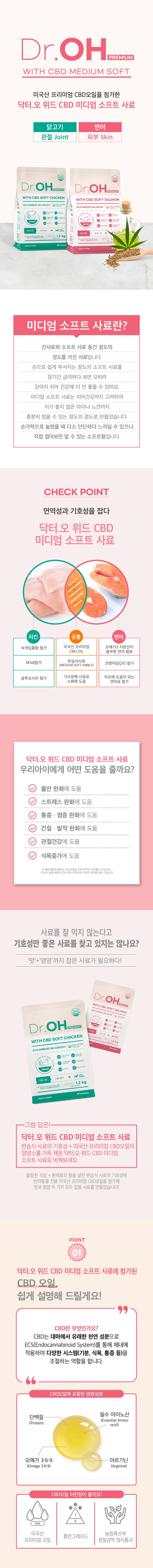 닥터오 독 CBD 미디움소프트 치킨 1.2kg 1번째