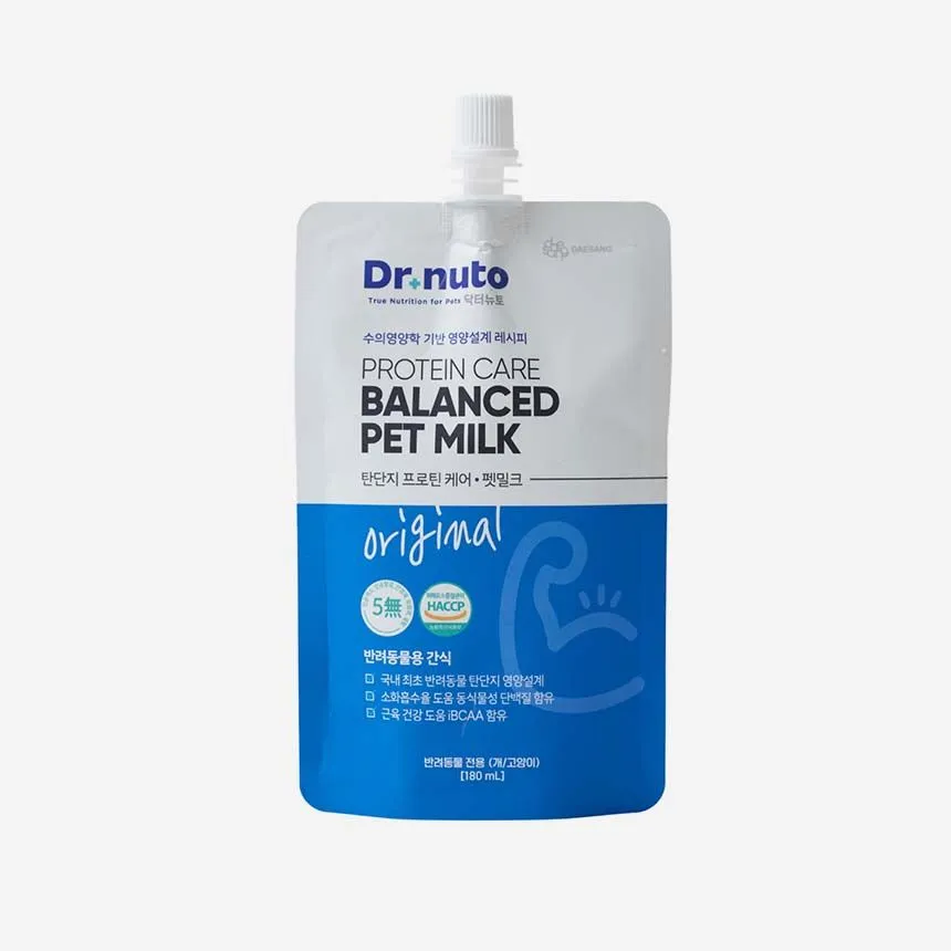닥터뉴토 탄단지프로틴 케어 펫밀크 오리지널 180ml