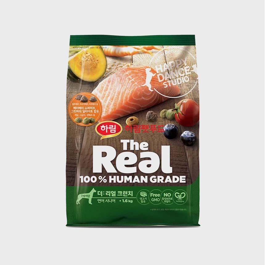 더리얼 독 크런치 연어 시니어 제품