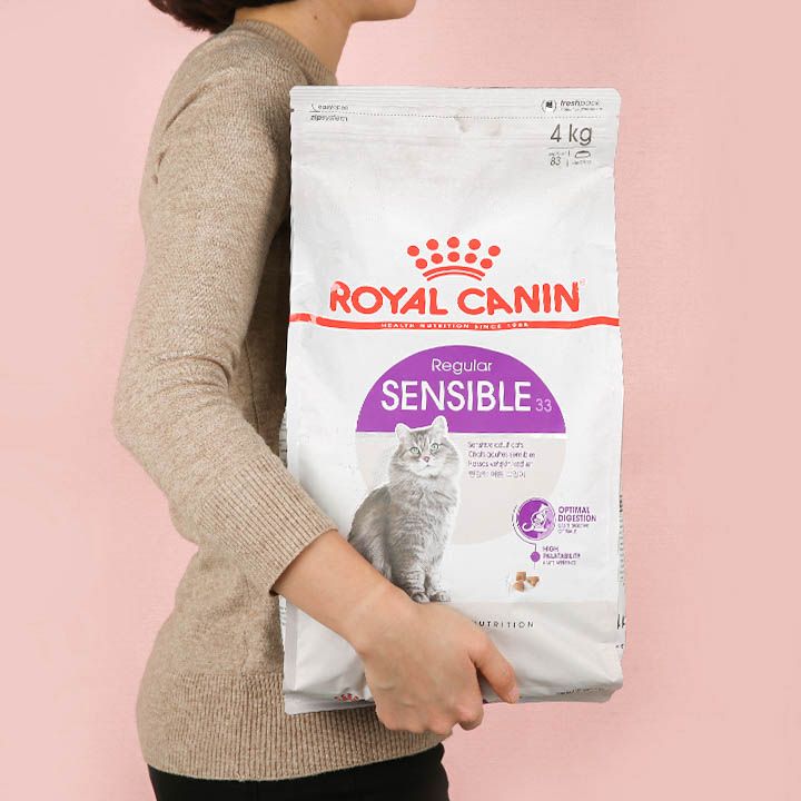 로얄캐닌 캣 센서블 4kg 소화기건강 6번