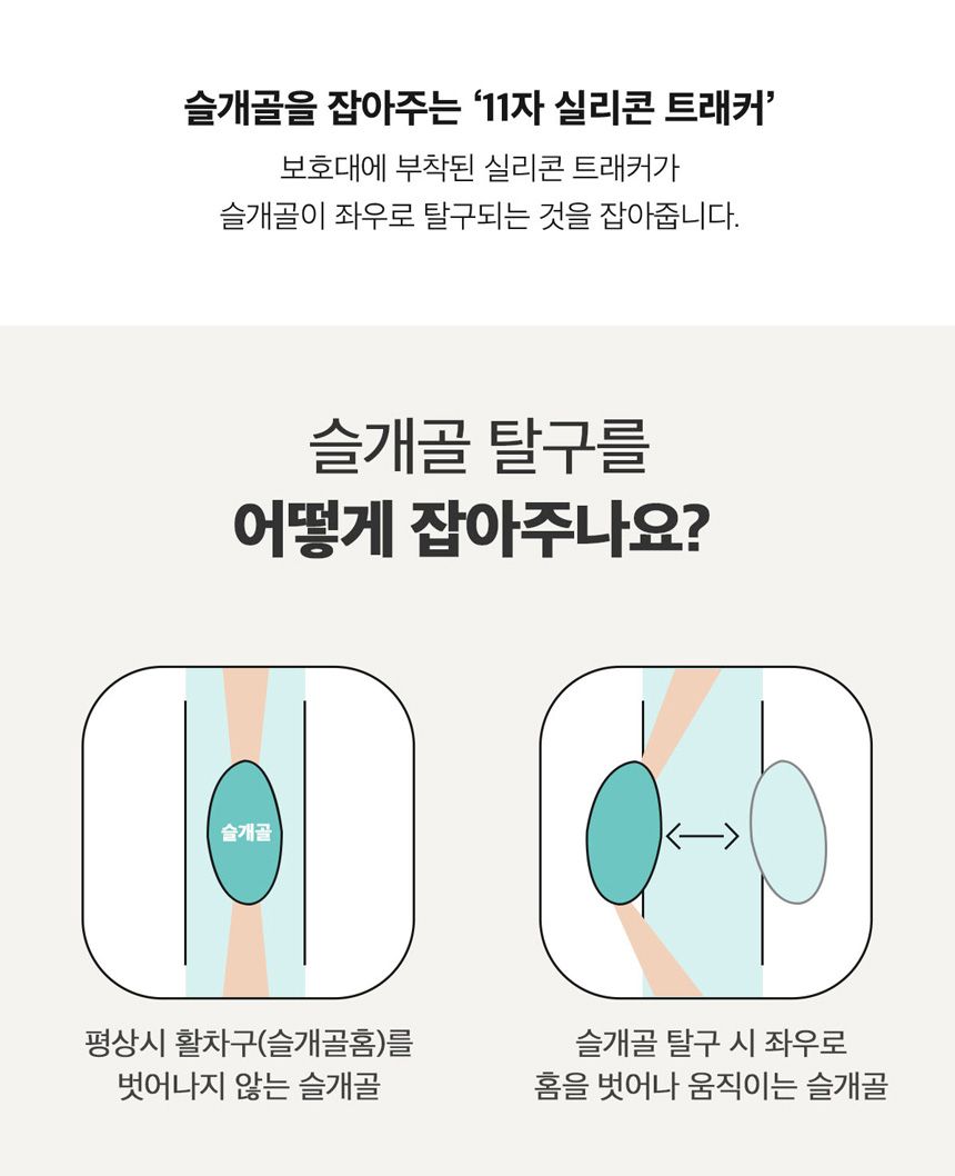 [무료배송] 포베오 슬개골 보호대 2단계 네오프린 블랙 XS-XL 10번째