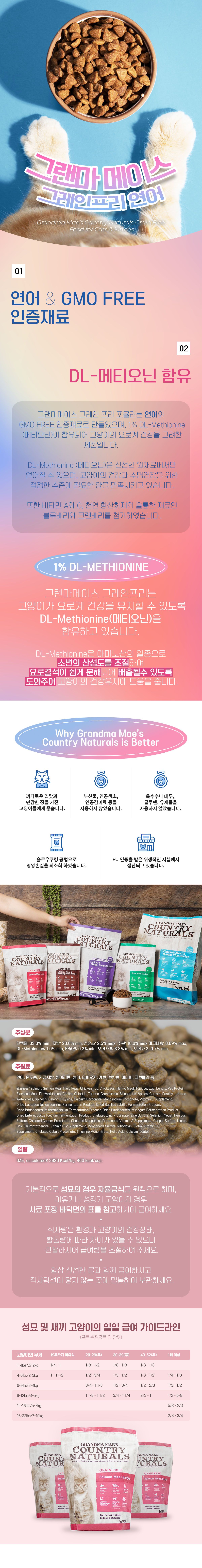 [사료샘플] 그랜마메이스 캣 연어 40g 1번째