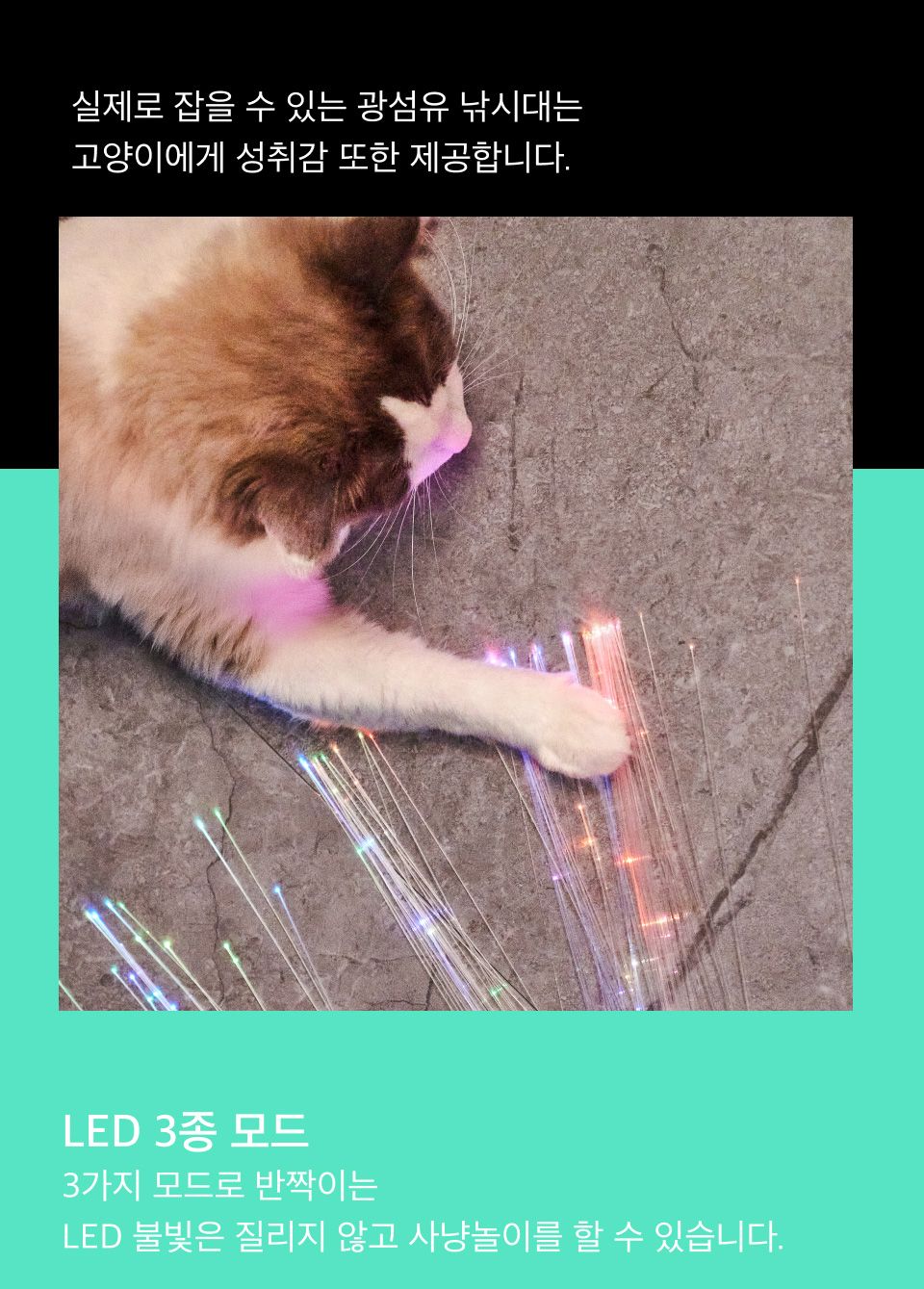 [런칭할인]우다다맨숀 LED 폭죽 낚시대 5번째