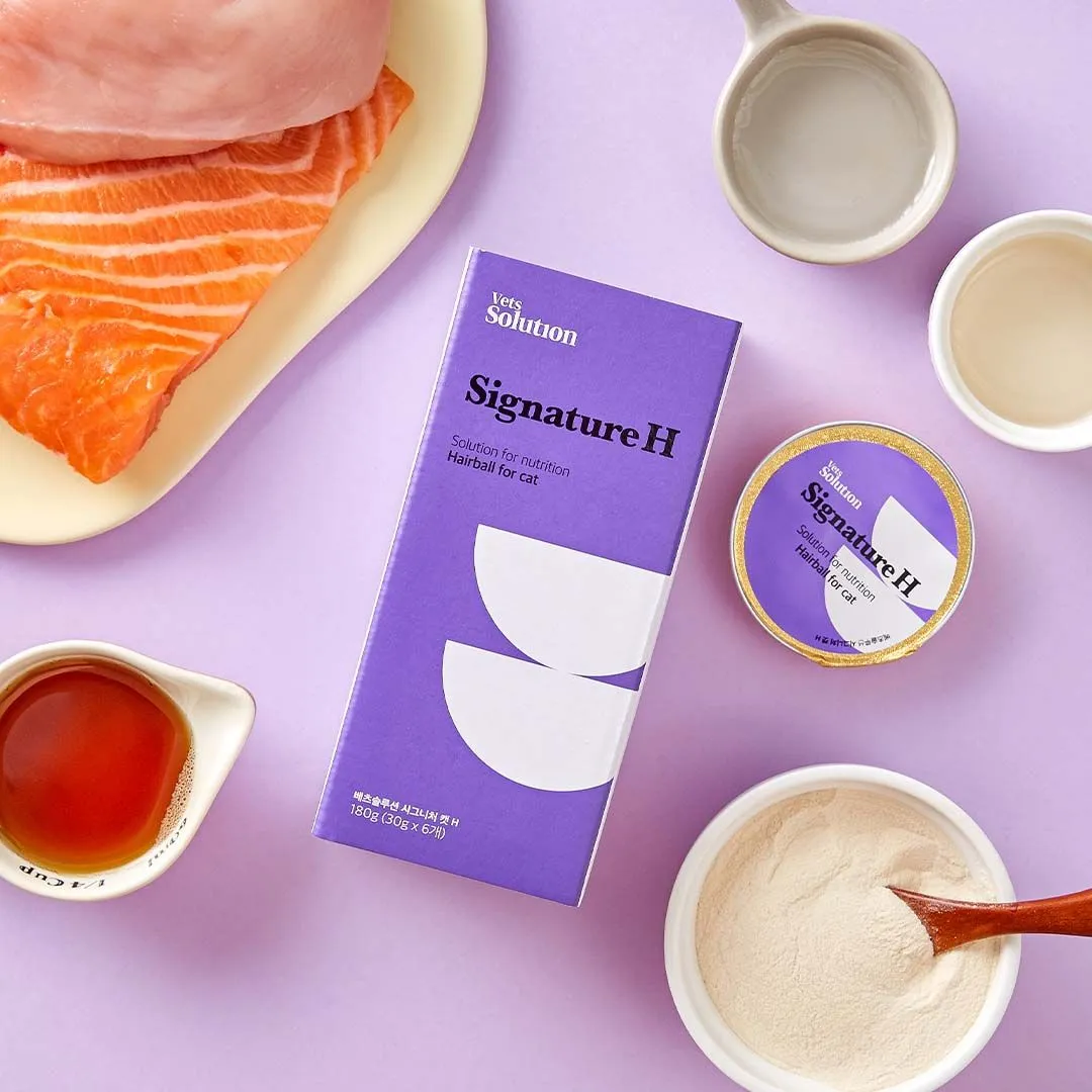 베츠솔루션 시그니처캔 H 헤어볼 for cat 30g*6p