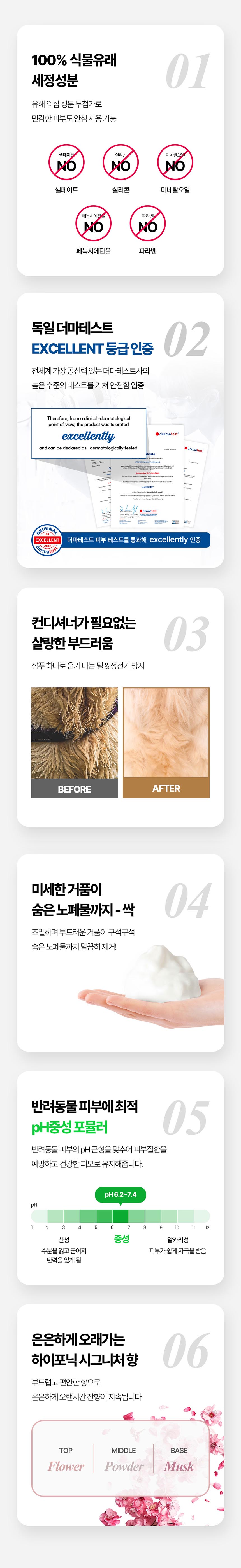 [무료배송] 하이포닉 비숑 전용 샴푸 500ml 4번째
