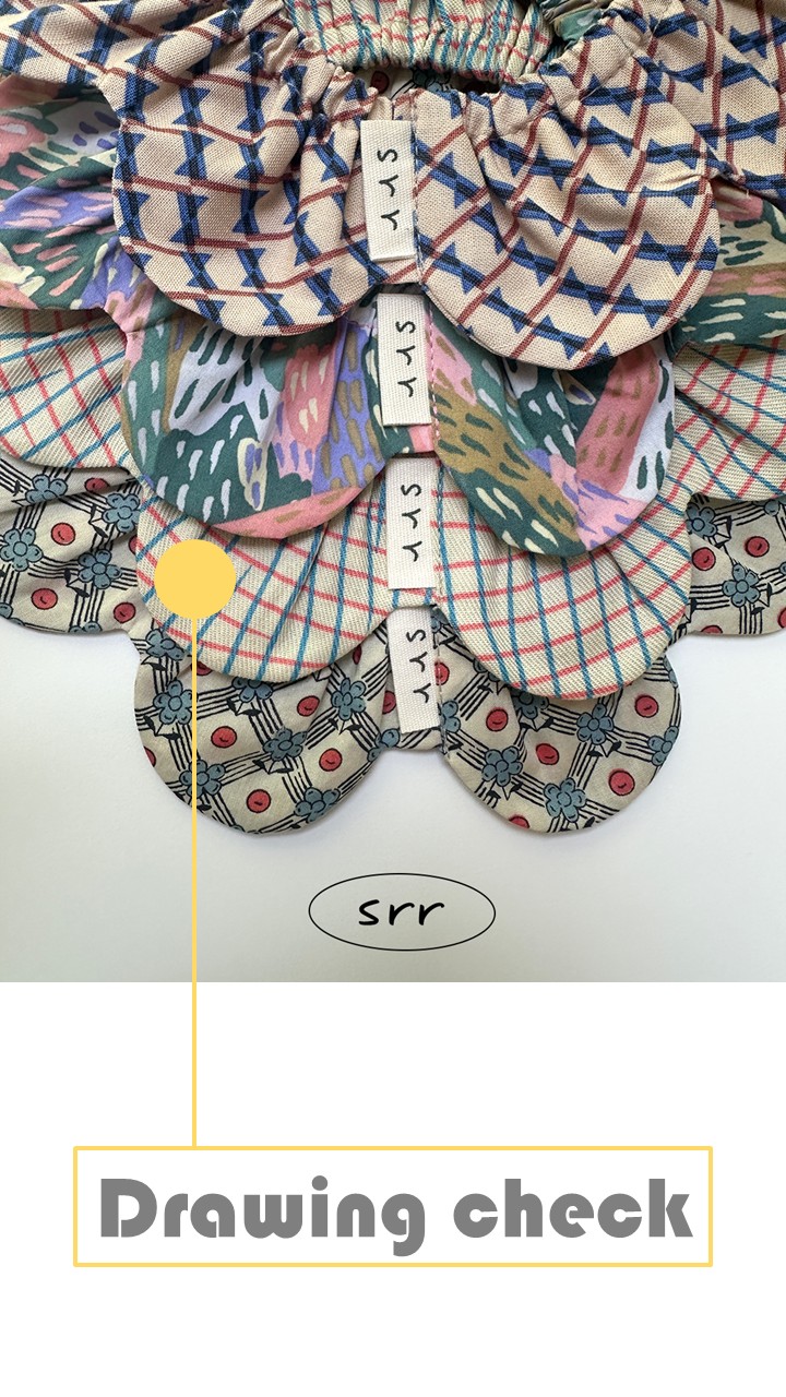 [NEW신상][무료배송] 사루루 srr 감성 꽃받침 넥카라 넥케이프 23번째